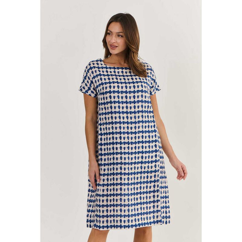 Naturals By O & J Delta Blot Dress image number 3